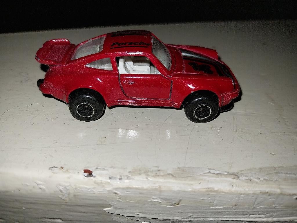 Porsche Turbo Majorette modelauto, Ophalen of Verzenden, Gebruikt, Auto