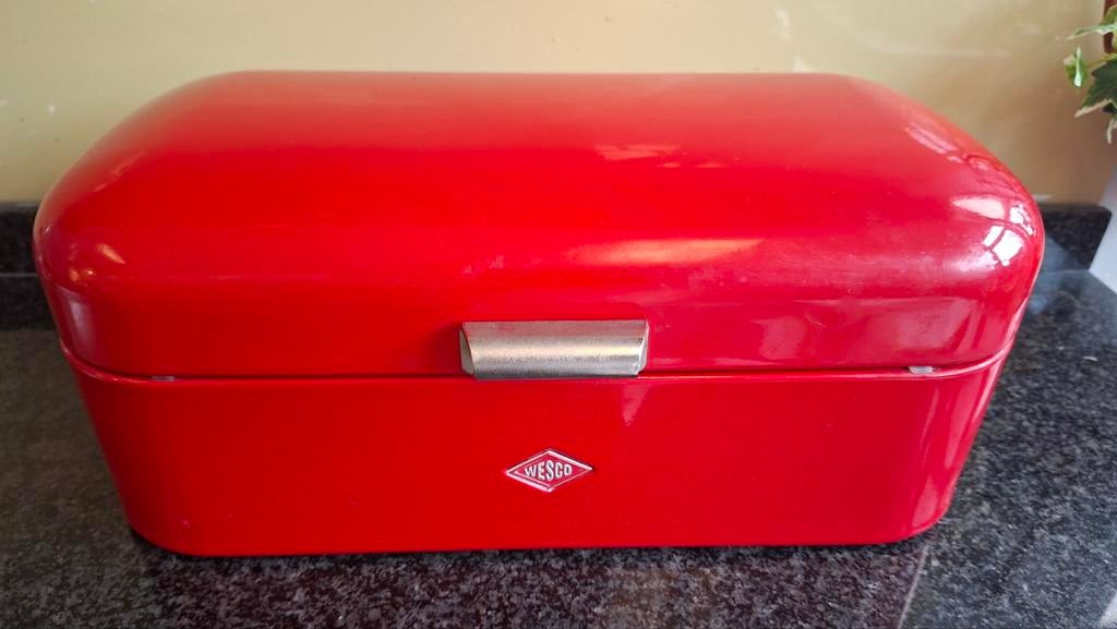 Rode Wesco Broodtrommel, Ophalen of Verzenden, Gebruikt