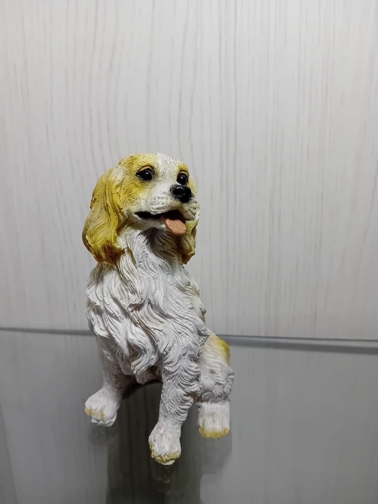 Schattig vintage Cocker Spaniel beeldje (jaren '90), Ophalen of Verzenden, Zo goed als nieuw, Hond of Kat, Beeldje of Figuurtje