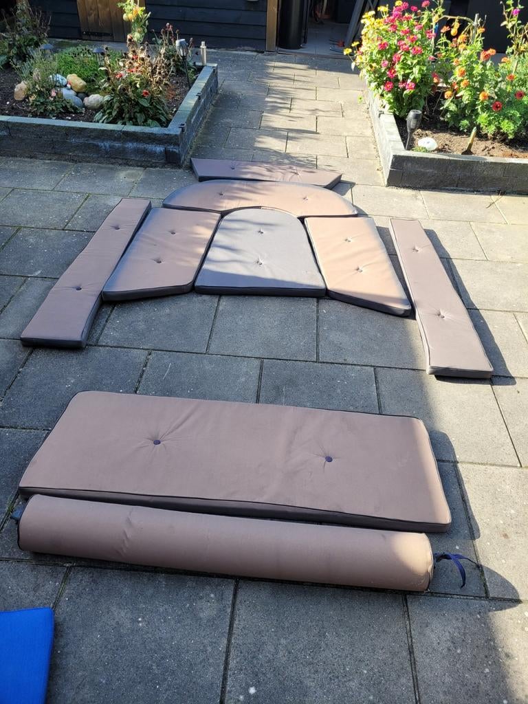 Sloep kussenset - Verkleurd door de zon, Ophalen, Gebruikt, Overige typen