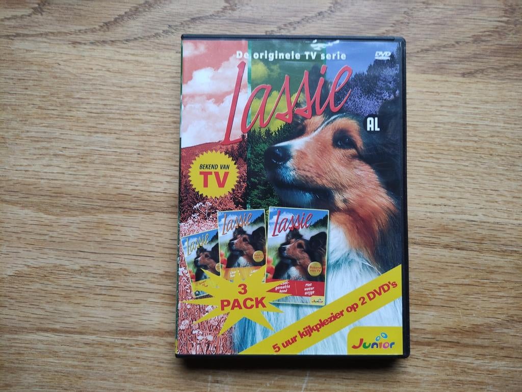Lassie DVD 3-Pack - Klassieke TV Serie!, Cd's en Dvd's, Dvd's | Kinderen en Jeugd, Gebruikt, Tv fictie, Avontuur, Boxset, Alle leeftijden