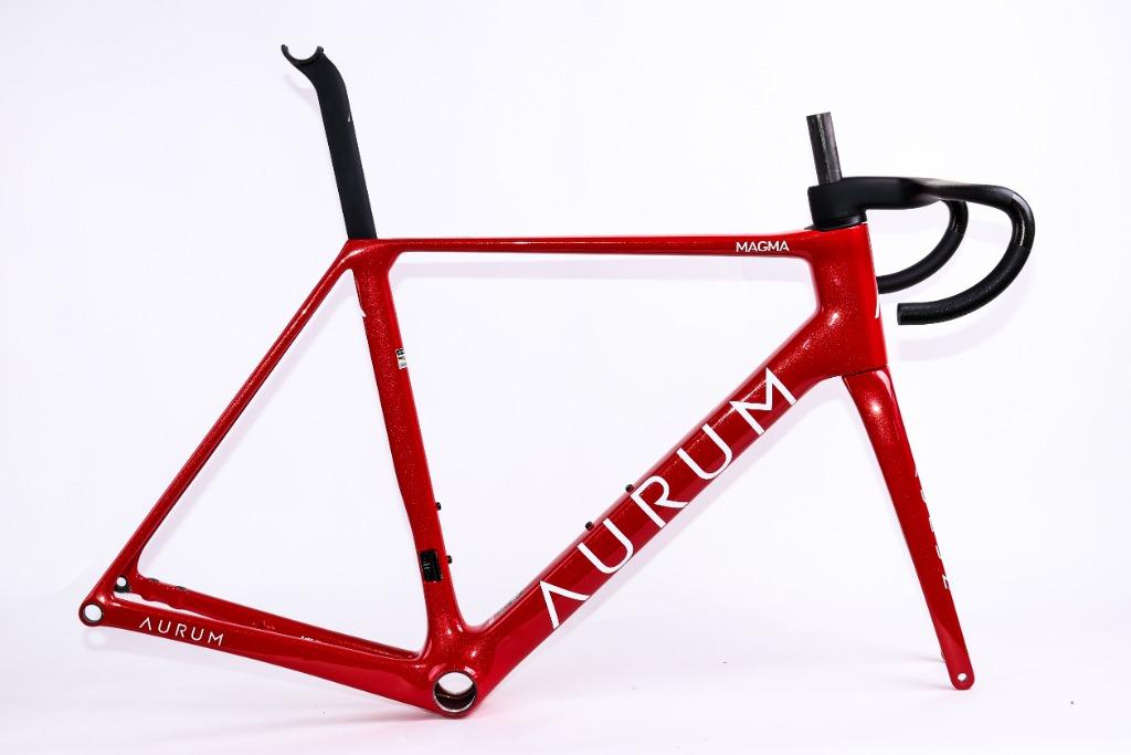 Aurum Magma Rood Carbon Frameset NIEUW Custom Build 56, Overige merken, Carbon, Aurum, Nieuw