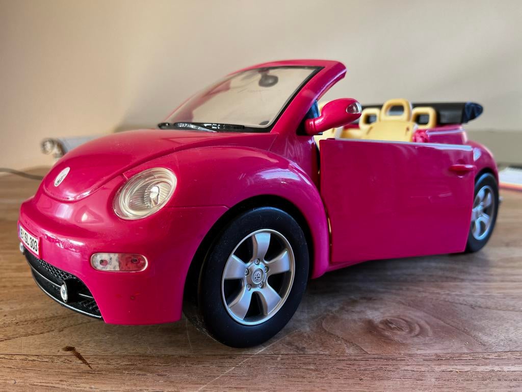 Barbie Cabrio VW new beetle, Ophalen of Verzenden, Gebruikt, Barbie