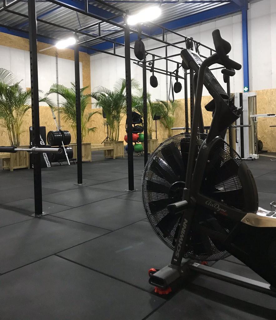 Rubber Sportvloer / Gym Vloer Tegels €19.45,- per m2!