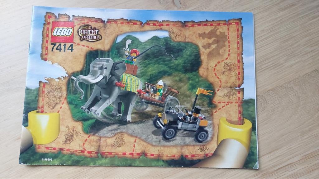 Lego 7414 boekje / bouwinstructie, Ophalen of Verzenden