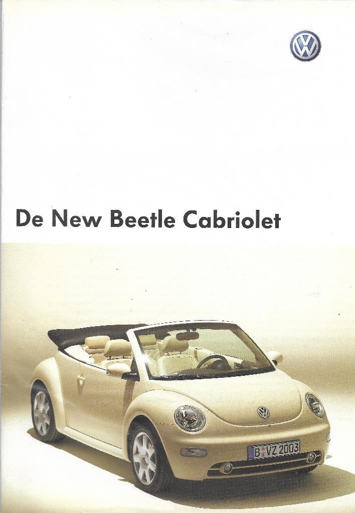 Volkswagen Beetle cabriolet folders, Boeken, Ophalen of Verzenden, Zo goed als nieuw, Volkswagen