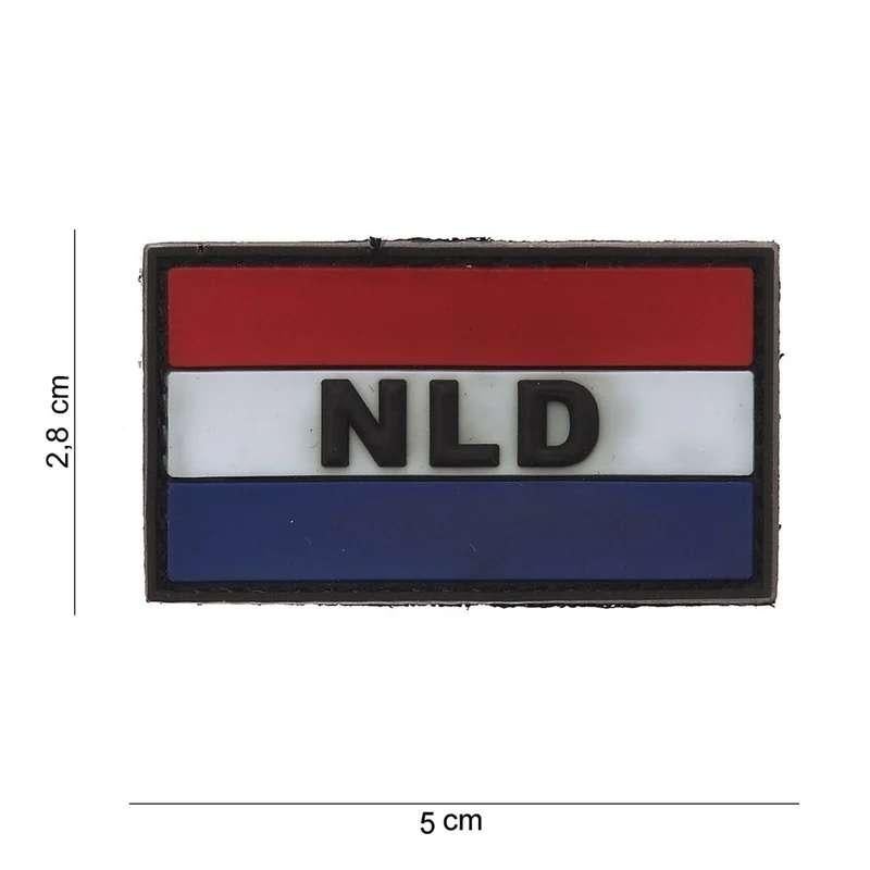 PVC & VELCRO PATCH - Dutch flag - NLD - Nederlandse vlag -, Overige typen, BadBoyNL, BadBoyNL, Ophalen of Verzenden