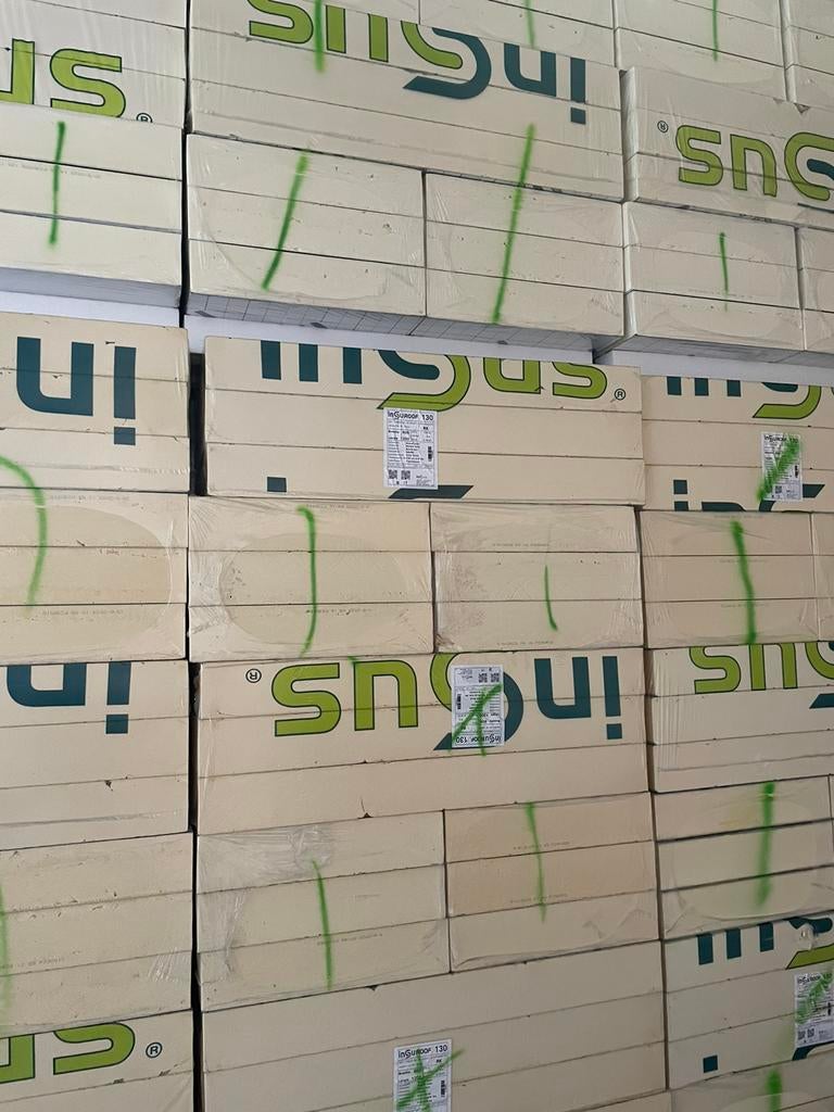 Pir isolatie 13 cm dik 130mm platen 1,20x0,60, Ophalen, 12 cm of meer, Zo goed als nieuw, Hardschuim (Pir)