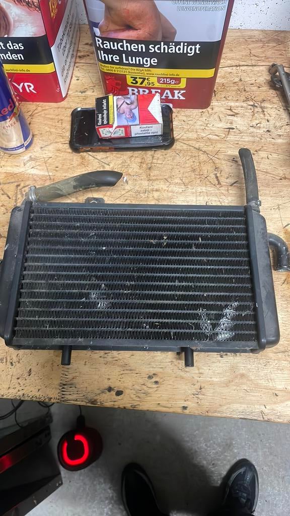 Piaggio gilera radiator lc h20 125cc 150cc 172cc 180cc, Gebruikt, Piaggio, Ophalen of Verzenden, Piaghio