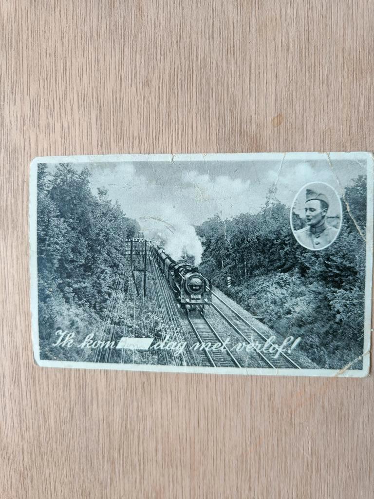 Militaire briefkaart “Ik kom Zondag met verlof” 1940, Verzamelen, Ansichtkaarten | Nederland, Gelopen, Utrecht, 1940 tot 1960