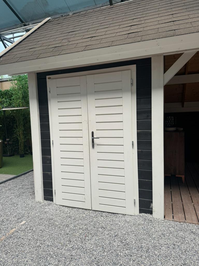 Showmodel Tuinhuis Lugarde | Maatwerk - OP = OP, Tuin en Terras, Tuinhuizen, Ophalen, 200 tot 400 cm, Tuinhuis, Zo goed als nieuw