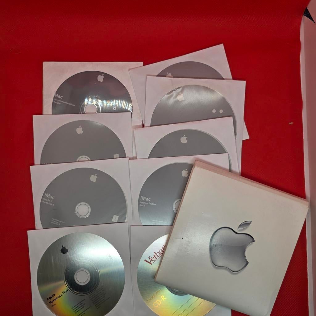 Vintage iMac OS X Installatie Discs, Computers en Software, Ophalen of Verzenden, Gebruikt, MacOS