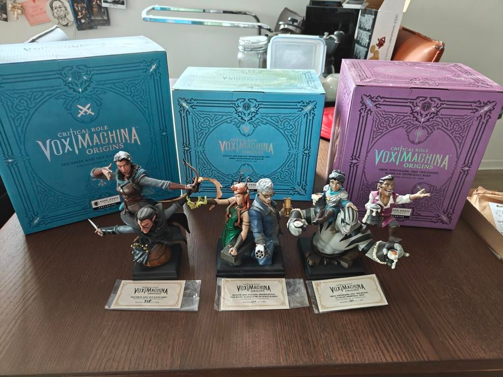 Critical Role - Vox Machina Origins - Busts [Compleet], Ophalen of Verzenden, Zo goed als nieuw