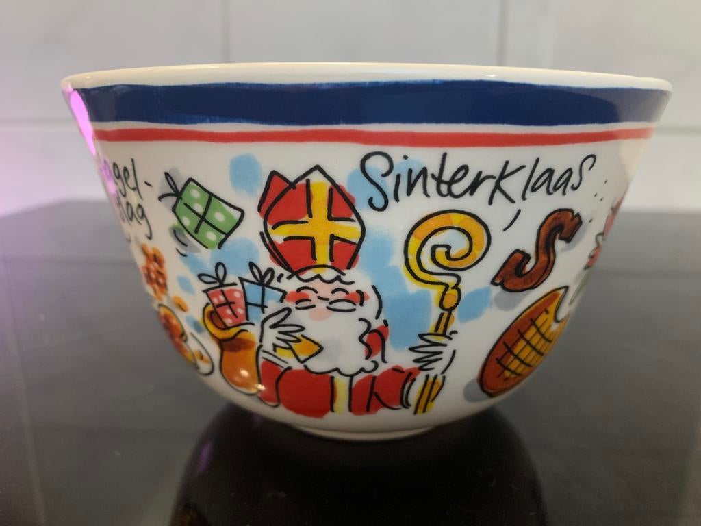 Blond sinterklaas schaaltje, Huis en Inrichting, Ophalen, Blond Amsterdam, Aardewerk, Schaal of Schalen