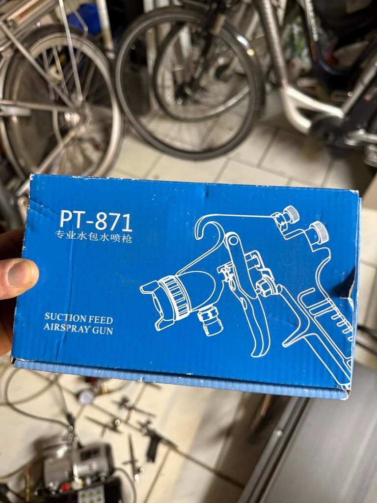 Spuit, lagedruk, compressor set, Nieuw, Ophalen of Verzenden, Minder dan 200 liter/min, Minder dan 6 bar