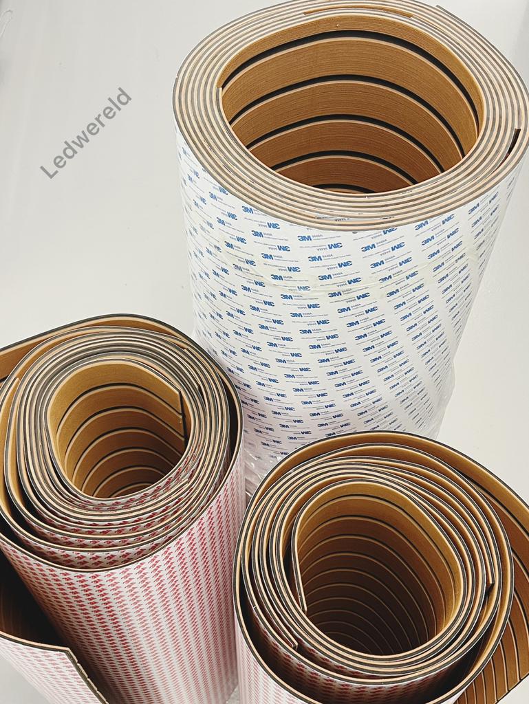 Bootvloeren , Eva foam teak, zelfklevend 240x90x0,6 cm, Ophalen of Verzenden, Nieuw