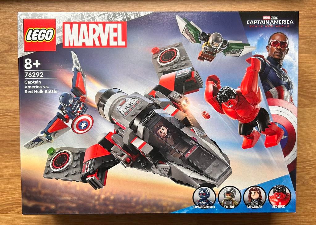 “NIEUW” LEGO 76292 Marvel Captain America vs Red Hulk Battle, Ophalen of Verzenden, Nieuw, Complete set, Lego