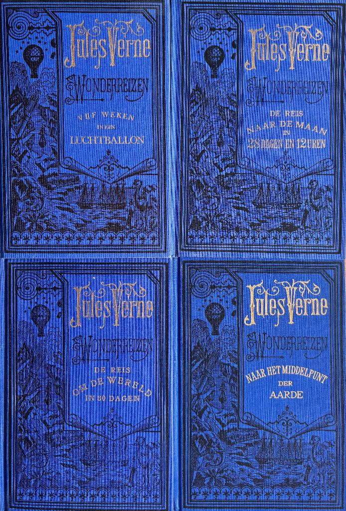 26-delige serie gebonden Blauwe Bandjes Jules Verne - nieuw!, Ophalen of Verzenden, Nieuw, Jules Verne