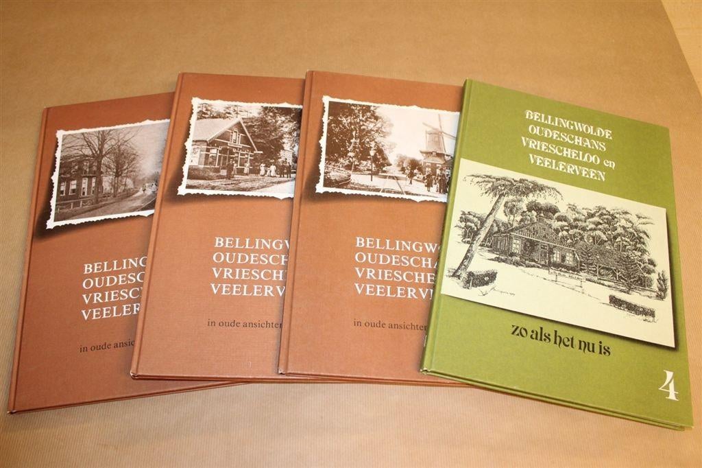 Bellingwolde Oudeschans Vriescheloo Veelerveen - 4 delen, Ophalen of Verzenden, Zo goed als nieuw