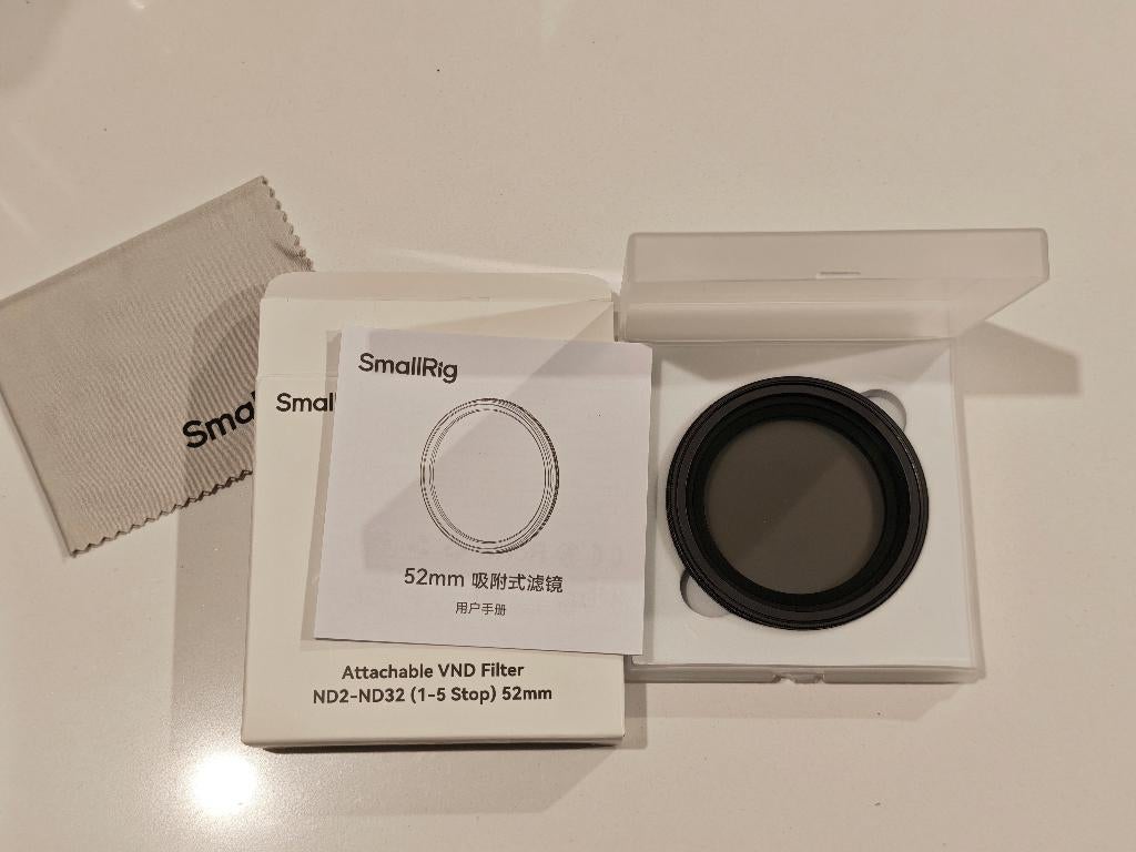 SmallRig VND (ND2-32) magnetisch filter (52mm), Overige merken, Overige typen, Nieuw, Ophalen of Verzenden