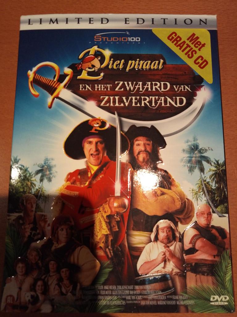 dvd Piet Piraat, Cd's en Dvd's, Avontuur, Alle leeftijden, Ophalen of Verzenden, Zo goed als nieuw