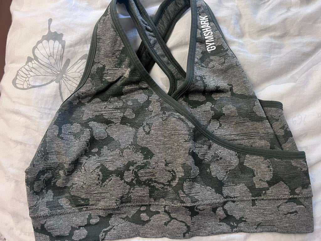 Gymshark Sport Top - Maat L, Maat 42/44 (L), Ophalen of Verzenden, Grijs, Fitness of Aerobics