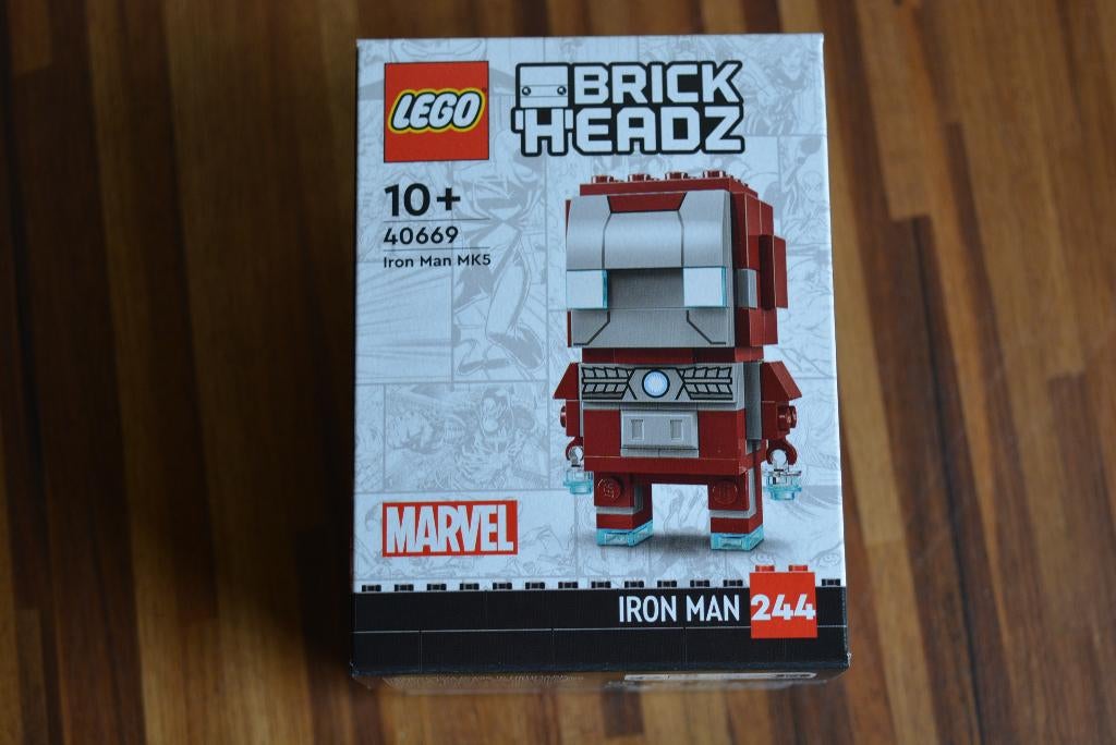 Lego Brickheadz 40669 I Iron Man MK5 figuur Gloednieuw, Ophalen of Verzenden, Nieuw, Complete set, Lego
