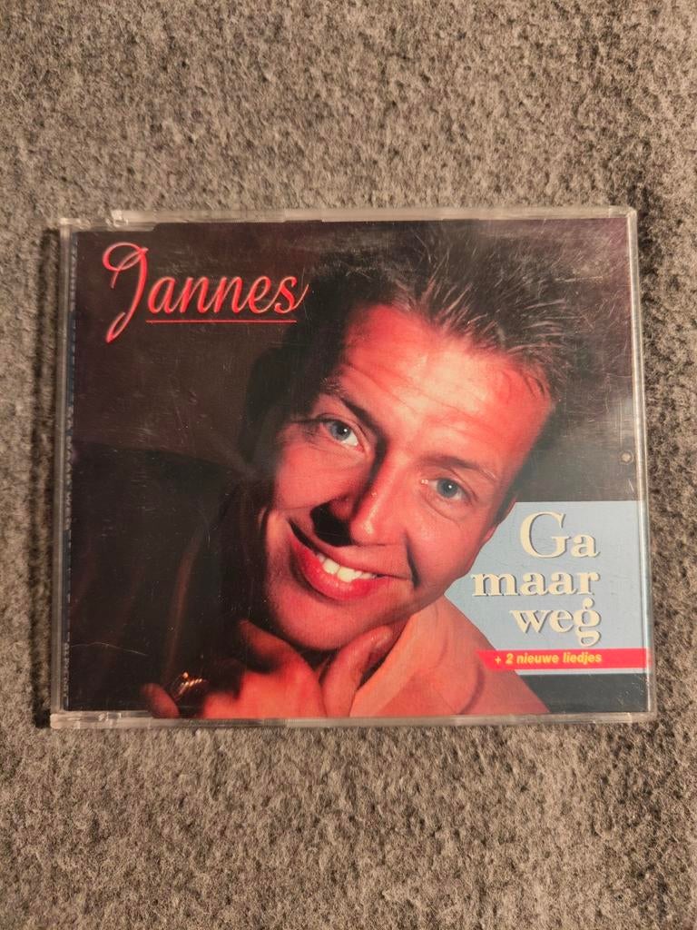 Jannes - Ga Maar Weg CD Single, Cd's en Dvd's, Cd's | Nederlandstalig, Gebruikt, Levenslied of Smartlap, Ophalen of Verzenden