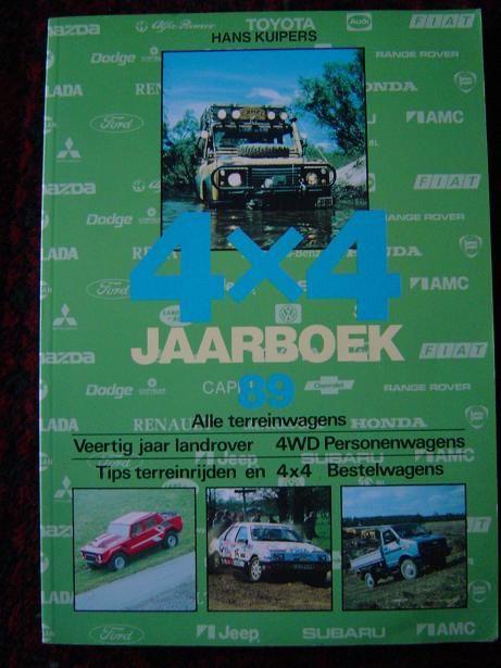 1989 4x4 Jaarboek alle terreinwagens 4WD Landrover, Auto diversen, Handleidingen en Instructieboekjes, Ophalen of Verzenden