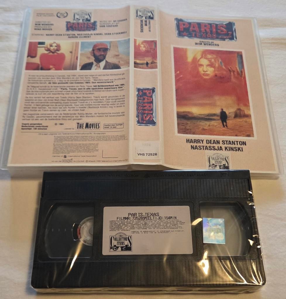 Paris, Texas Sealed VHS Filmhuis, Alle leeftijden, Ophalen of Verzenden, Nieuw in verpakking, Actie en Avontuur