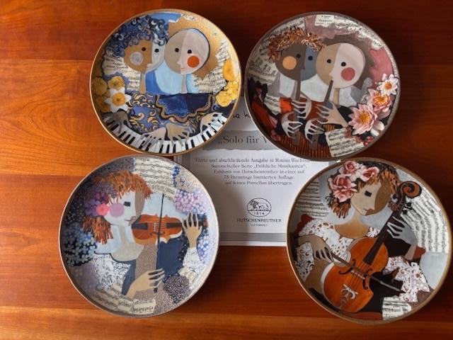 4 Verzamel-/Sierborden Rosina Wachtmeister, Ophalen of Verzenden