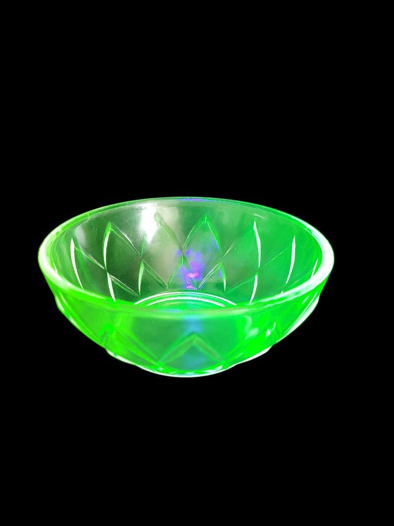 annagroen Art Deco rond schaaltje, Antiek en Kunst, Ophalen of Verzenden