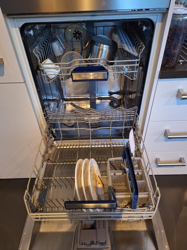 Siemens vaatwasser SX66U052EU inbouw volledig geïntegreerd, Ophalen, Gebruikt, Inbouw, Minder dan 85 cm