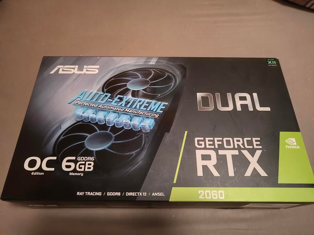 ASUS GeForce RTX 2060 OC, Computers en Software, Videokaarten, Gebruikt, GDDR6, HDMI, Ophalen of Verzenden