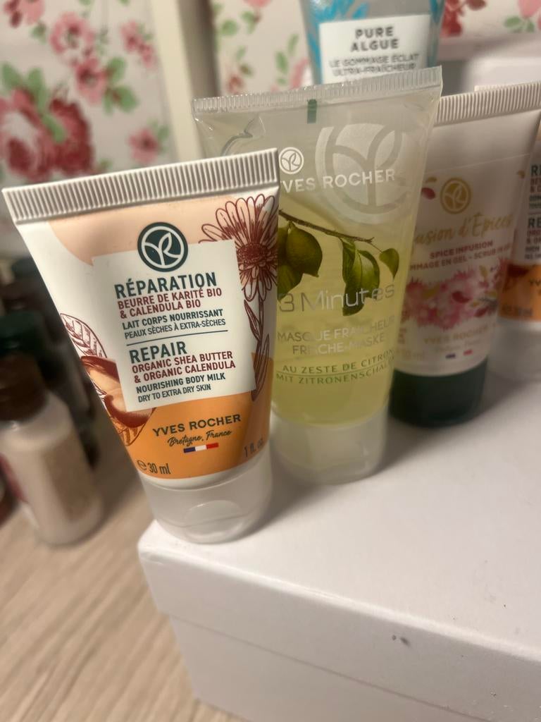 Yves Rocher travelsize Diverse Producten, Verzenden, Nieuw, Bodylotion, Crème of Olie