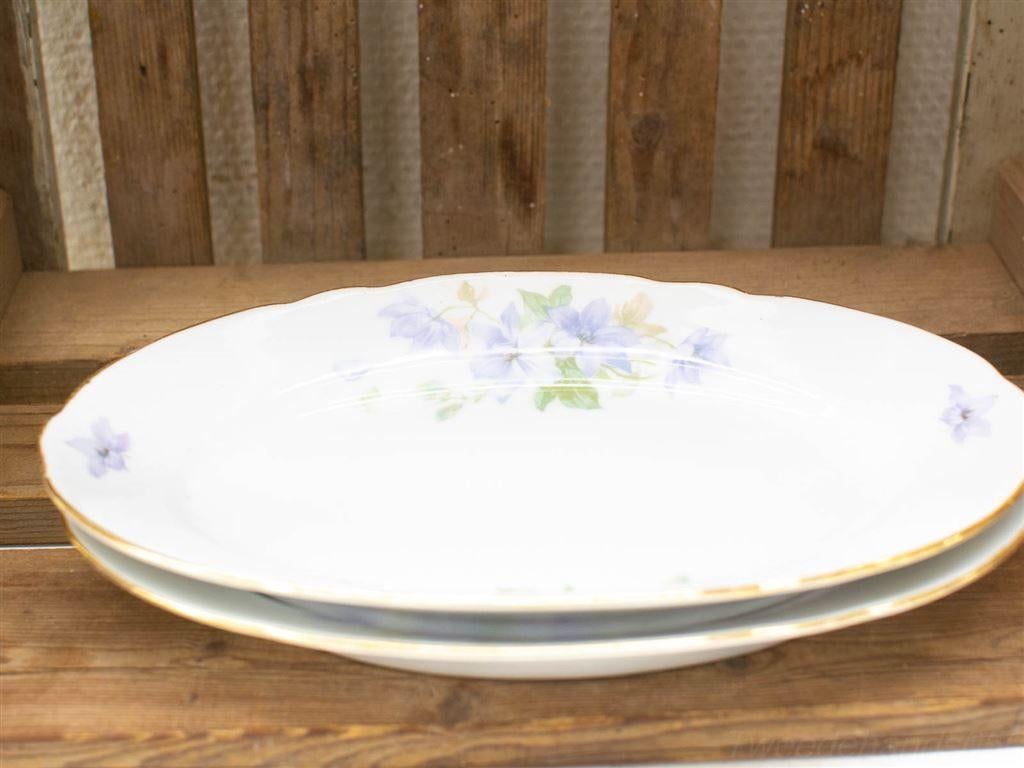 3 delig Suisse langenthal porseleinen ovale schaaltjes 35315, Gebruikt, Ophalen of Verzenden, Bord(en), Wedgwood