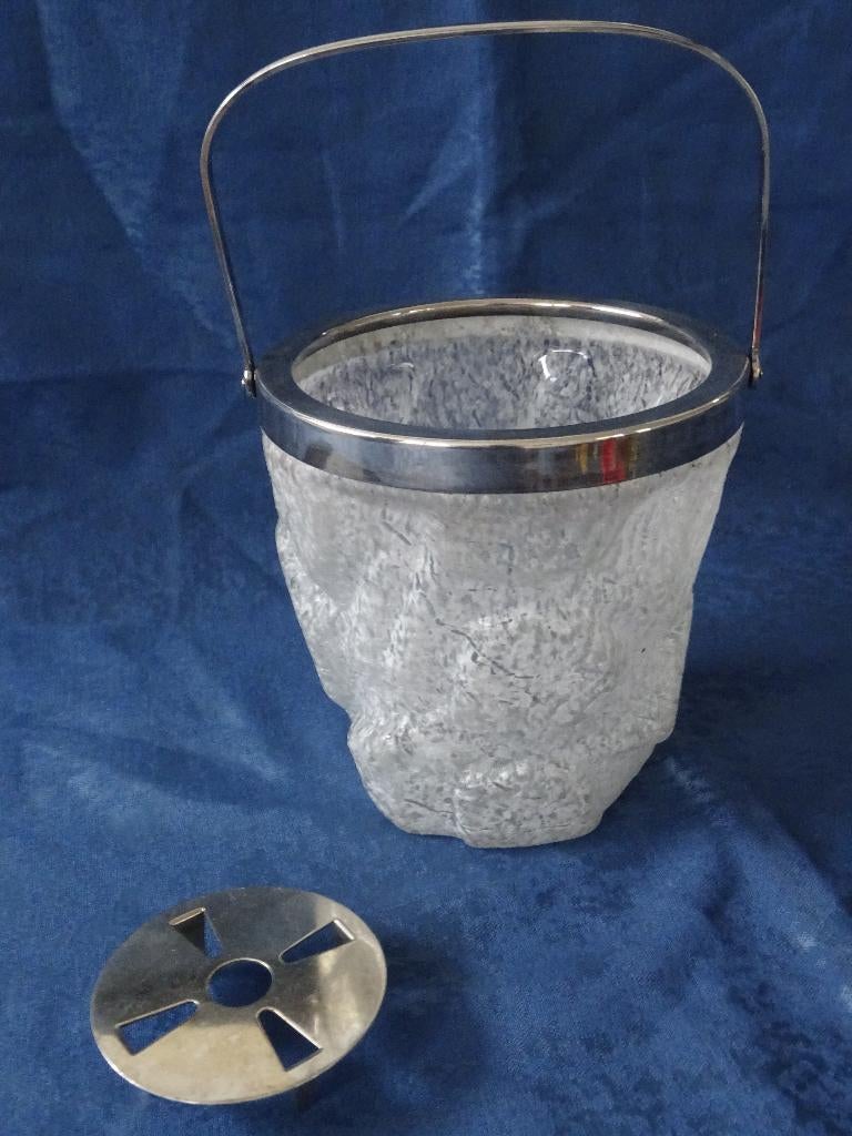 WMF ice bucket frosted glas WMF ijsemmer kristal ijsglas, Verzamelen, Ophalen of Verzenden, Huis en Inrichting