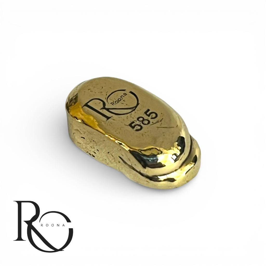 Roona Klompje – 14 karaat goud – 10,25 gram, Postzegels en Munten, Ophalen of Verzenden, Goud