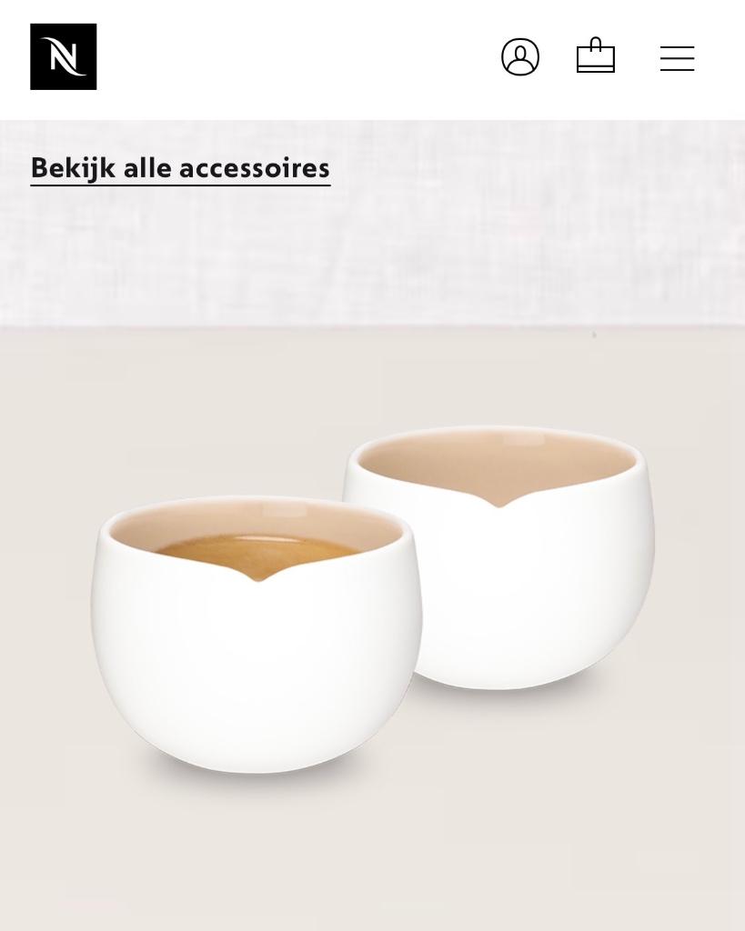 Nespresso origin espresso set, Huis en Inrichting, Keuken | Servies, Ophalen, Nieuw, Overige stijlen, Kop(pen) en/of Schotel(s)