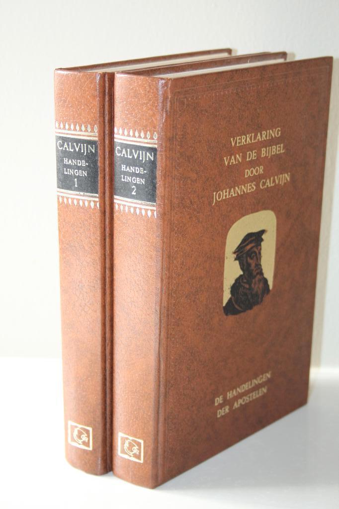 Johannes Calvijn - Verklaring Handelingen der Apostelen 2dln, Boeken, Ophalen of Verzenden, Gelezen, Christendom | Protestants