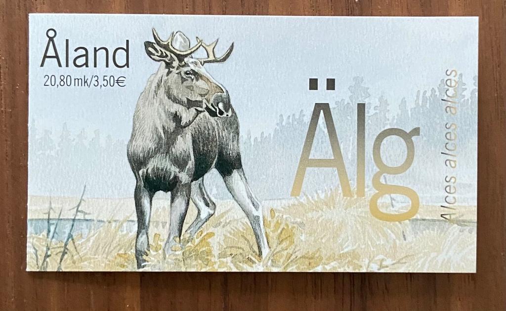 Aland Postzegelboekje Eland, Verzenden, Finland, Postfris