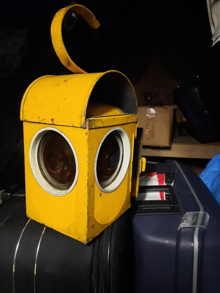 oude spoorweg rangeer lamp ., Ophalen of Verzenden, Gebruikt, Trein, Overige typen