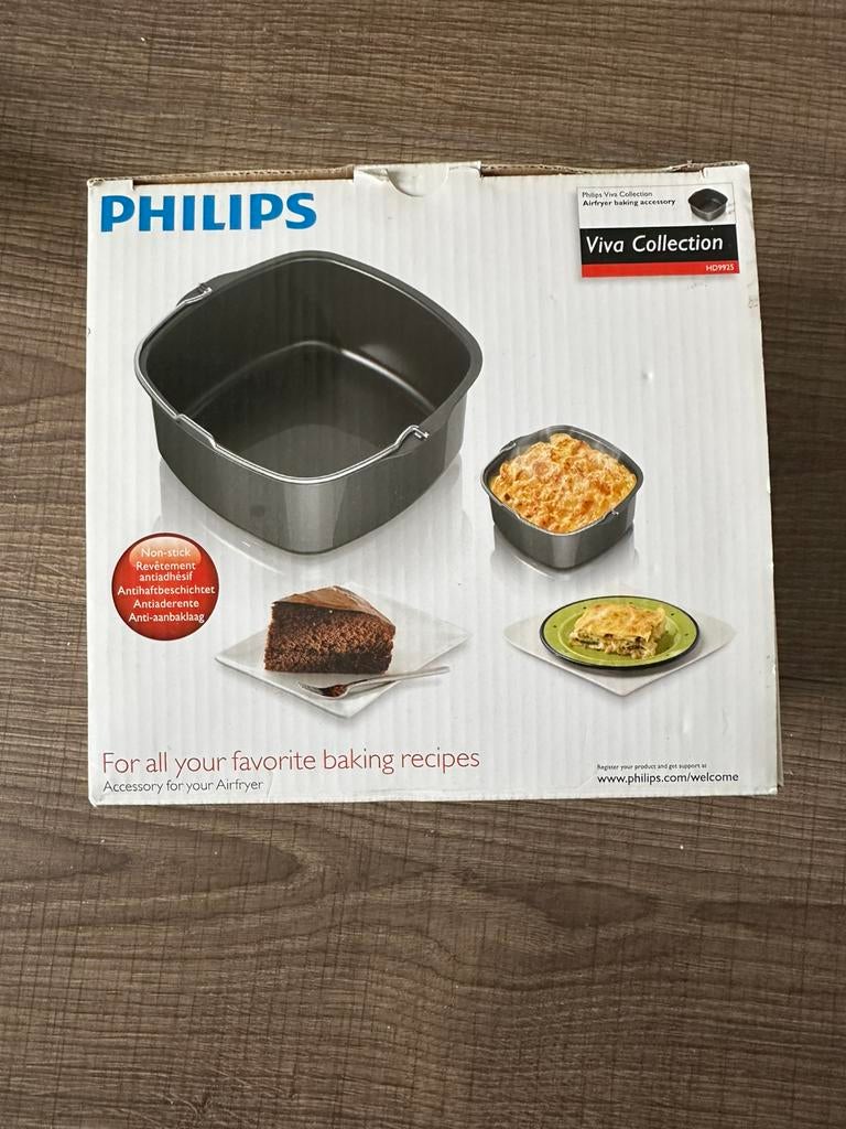 Philips airfryer bakvorm, Ophalen of Verzenden, Zo goed als nieuw, Taarten, Bakvorm
