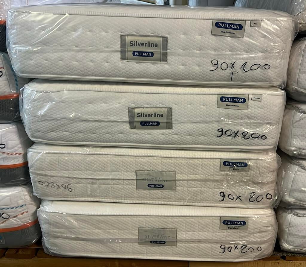 Pullman Silverline 90 x 200, Ophalen, 90 cm, Eenpersoons, Zo goed als nieuw