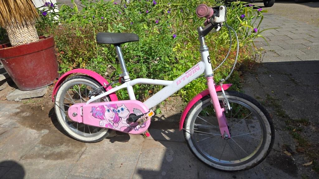 Btwin Doctogirl 500 kinderfiets, Ophalen, Zo goed als nieuw, Minder dan 16 inch