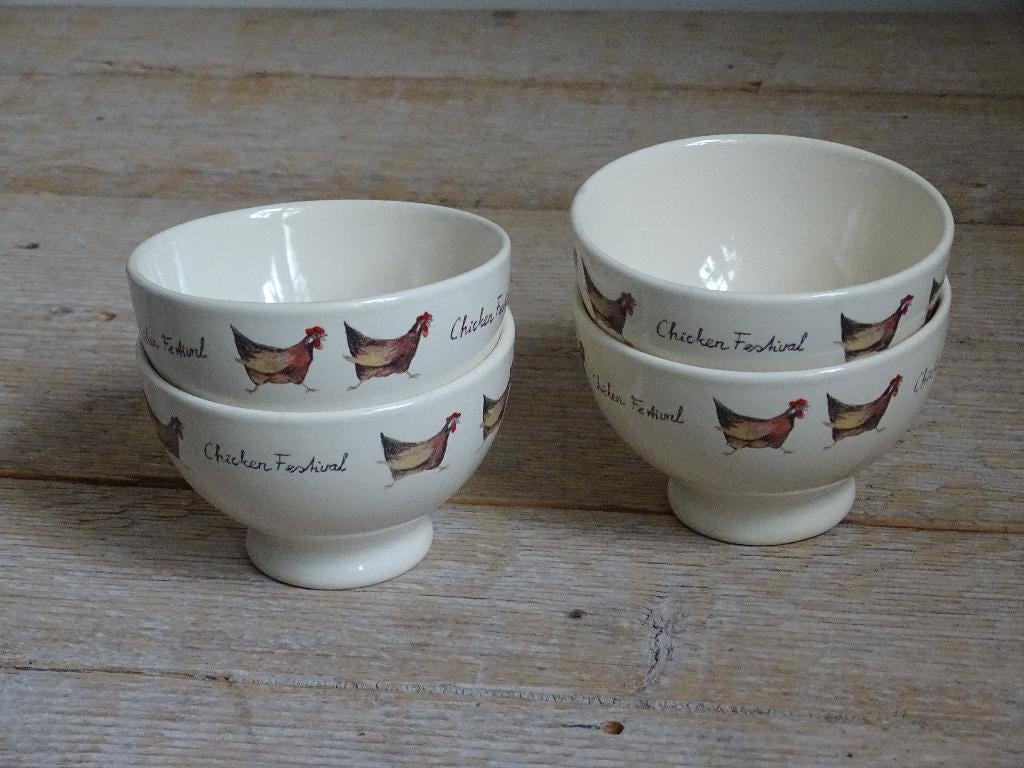 Servies, Jet (by Ter Steege) CHICKEN, zo goed als nieuw, Overige typen, Ophalen of Verzenden, Zo goed als nieuw, Overige stijlen