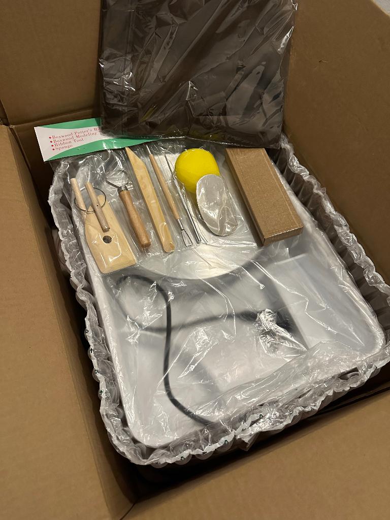 Elektrisch draaischijf pottenbakken met tools, Hobby en Vrije tijd, Verzenden, Nieuw