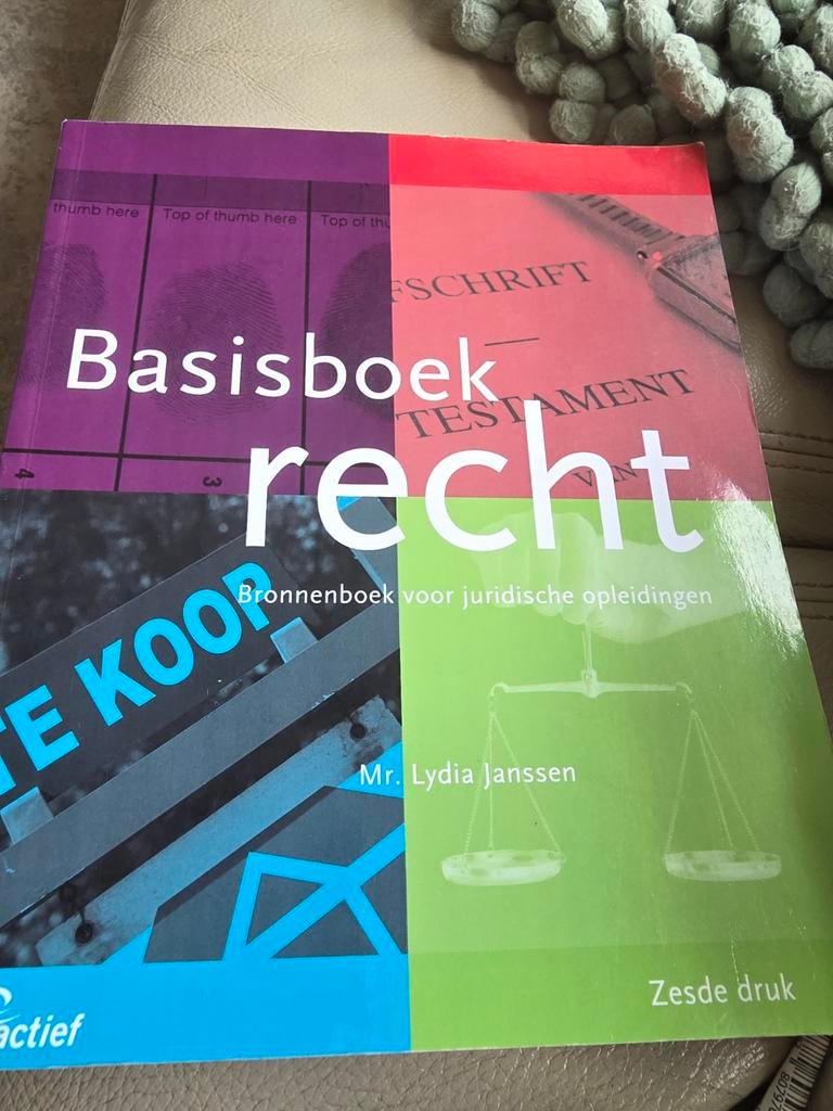 Basisboek recht, Boeken, Ophalen of Verzenden, Overige onderwerpen