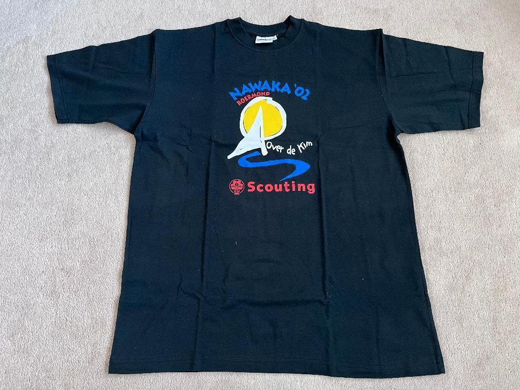 Scouting - nawaka 2002 - t-shirt - L (2#2), Verzamelen, Scouting, Ophalen of Verzenden, Zo goed als nieuw, Kleding