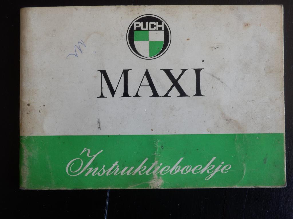 instructieboekje puch maxi, Ophalen of Verzenden, Gebruikt